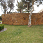 Norwood Park Crematorium wall in sanstone